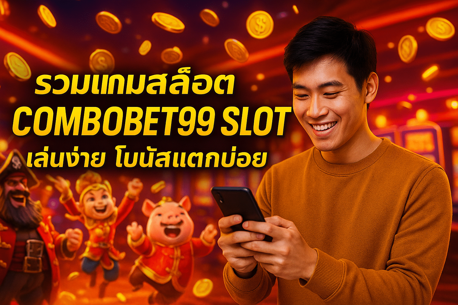 รวมเกมสล็อต COMBOBET99 SLOT เล่นง่าย โบนัสแตกบ่อย