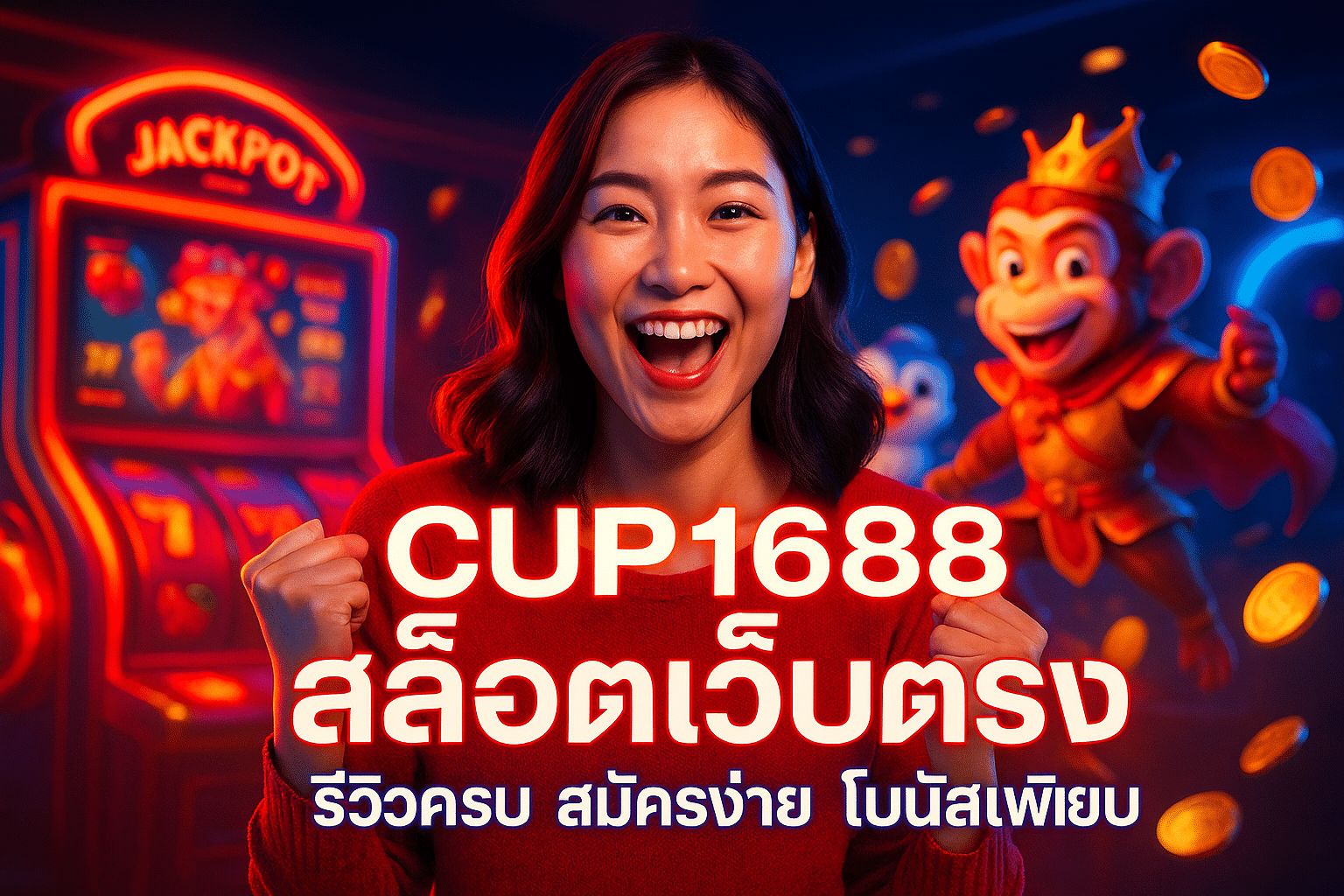 CUP1688 สล็อตเว็บตรง รีวิวครบ สมัครง่าย โบนัสเพียบ