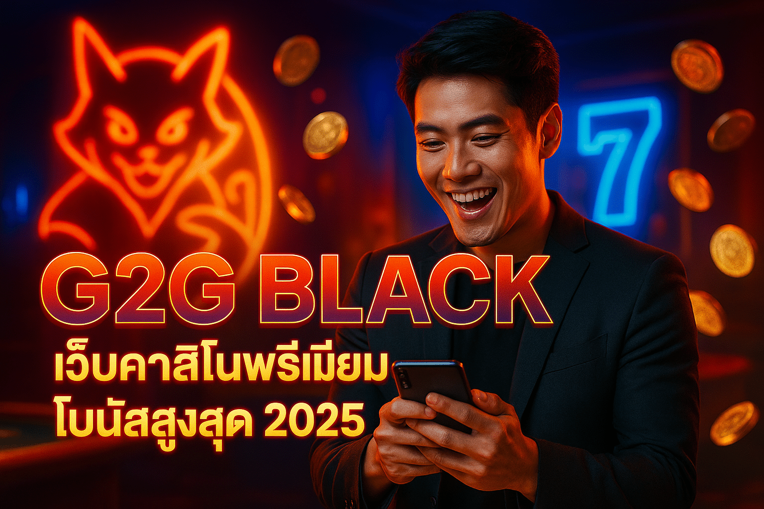 G2G BLACK เว็บคาสิโนพรีเมียม โบนัสสูงสุด 2025