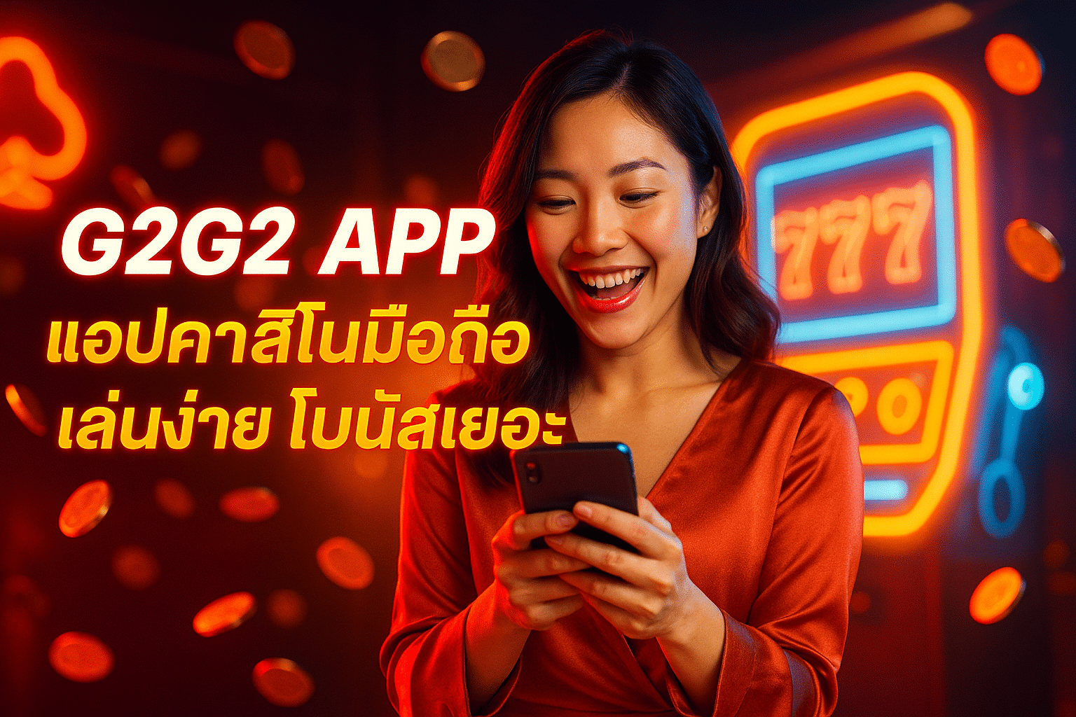 G2G22 APP แอปคาสิโนมือถือ เล่นง่าย โบนัสเยอะ